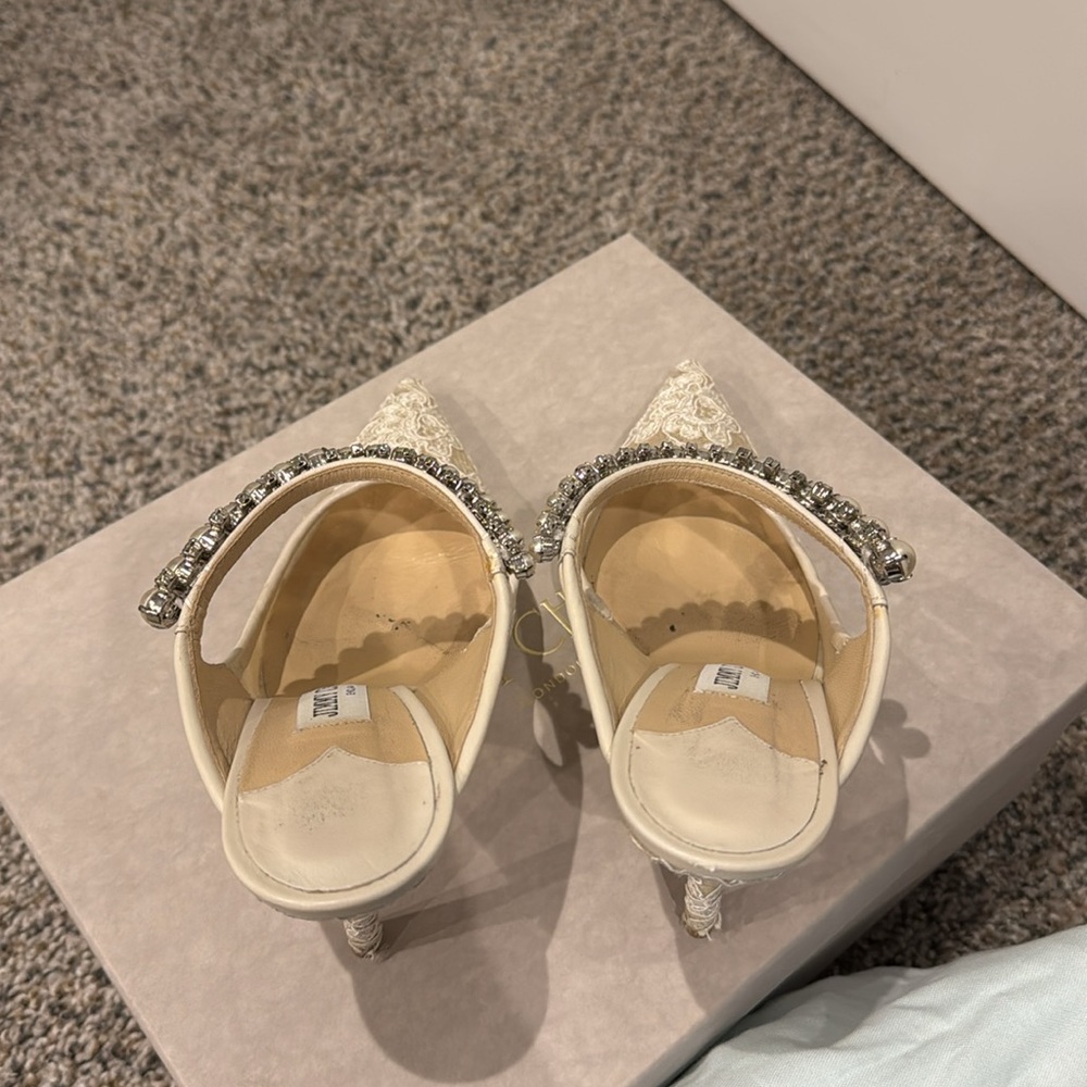 Jimmy Choo Exclusive Lace Heels - Picture 8 of 14